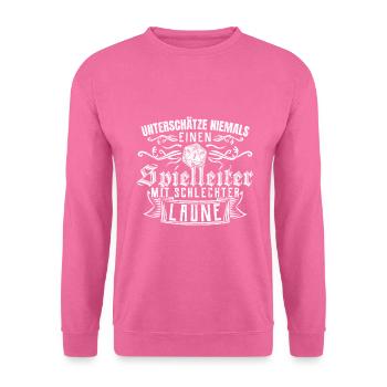 Pen and Paper W20 Spielleiter Geschenk - Unisex Pullover - Pink - Vorne