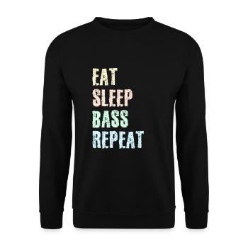 Bassist Musiker Kontrabass Tuba Geschenk Fagott - Sweat-shirt Unisexe - noir - Devant - Alina (178cm) & Michal (187cm)