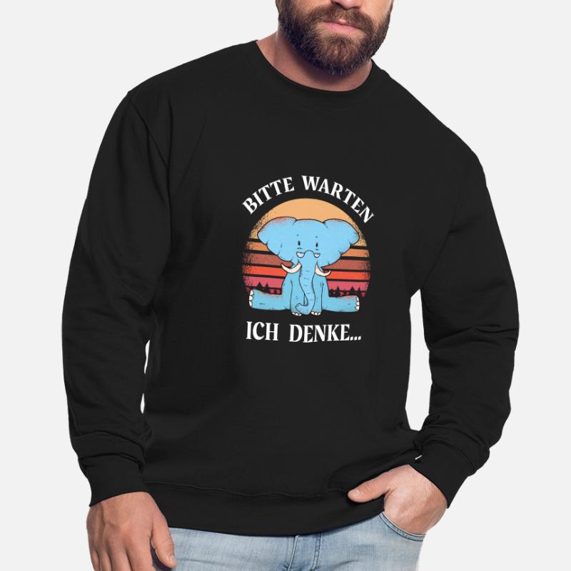 Ich denke Programmierer Computer Nerd Sprüche cool Unisex Pullover