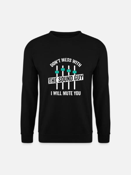 Tontechnik Toningenieur Tontechniker Geschenk - Unisex Pullover - Schwarz