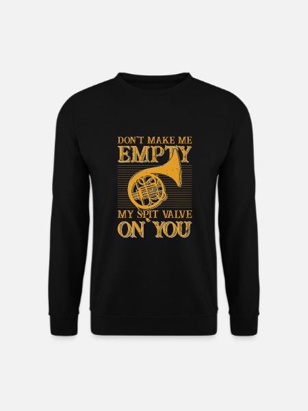 French horn double horn horn player gift - Unisex Sweatshirt - black