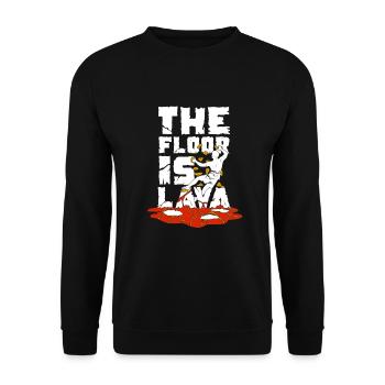 Bouldering Sport Boulderer Gift - Unisex Sweatshirt - black - Front - Alina (178cm) & Michal (187cm)