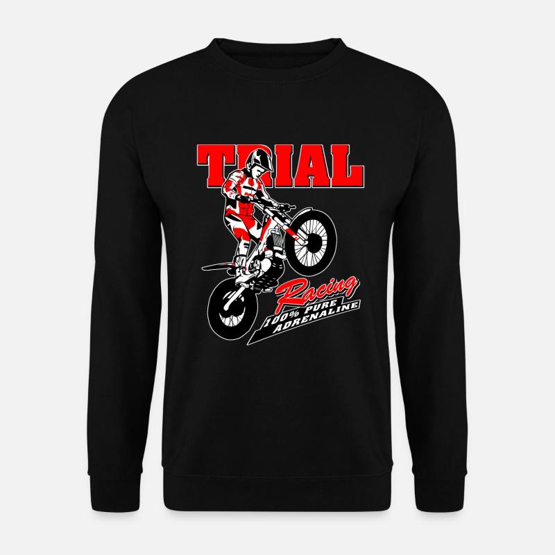Motorcycle Trial - Motorcycle Trial - Unisex Sweatshirt - black