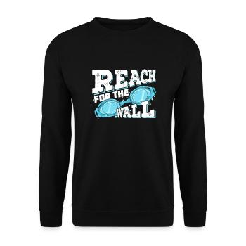 Natation Natation Sport nageur cadeau - Sweat-shirt Unisexe - noir - Devant - Alina (178cm) & Michal (187cm)