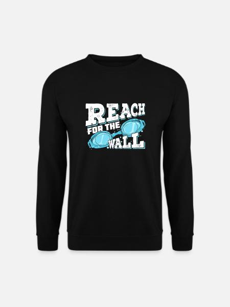 Schwimmen Schwimmsport Sport Schwimmer Geschenk - Unisex Pullover - Schwarz