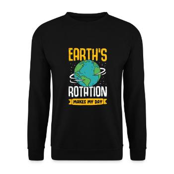 Geography Geography Geography Teacher Gift - Unisex Sweatshirt - black - Front - Alina (178cm) & Michal (187cm)