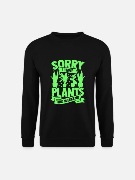 Jardin petit jardin plantes jardin cadeau jardin - Sweat-shirt Unisexe - noir
