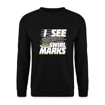 Vehicle keeper profession vehicle conditioner gift - Unisex Sweatshirt - black - Front - Alina (178cm) & Michal (187cm)