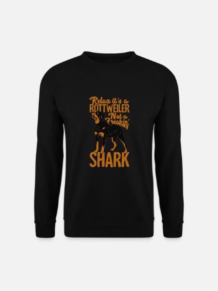 Rottweiler dog mistress master gift - Unisex Sweatshirt - black