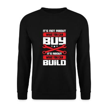 Tuning Tuner Rennauto Motorrad Mechaniker Geschenk - Unisex Pullover - Schwarz - Vorne - Alina (178cm) & Michal (187cm)
