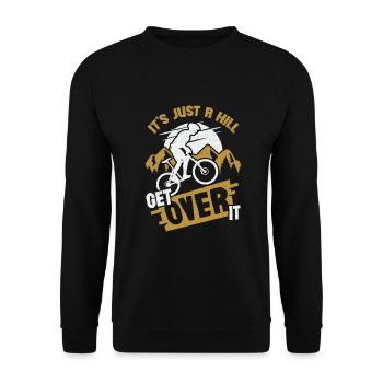 Drôle de VTT VTT VTT cadeau - Sweat-shirt Unisexe - noir - Devant - Alina (178cm) & Michal (187cm)