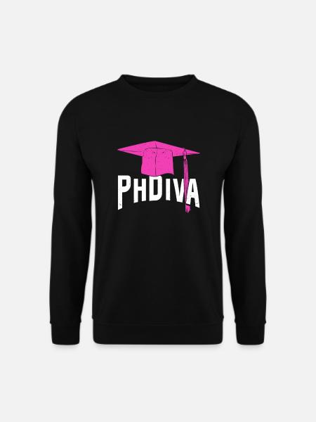 Lustiges Promotion Doktorin Doktortitel Geschenk - Unisex Pullover - Schwarz