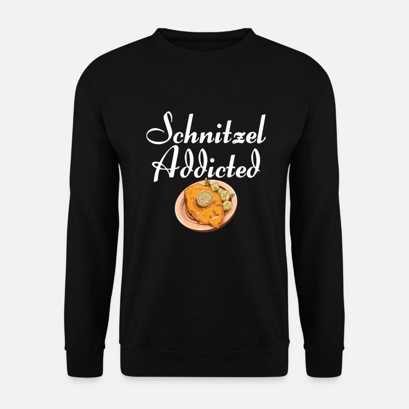 Schnitzel Addicted - Unisex Pullover - Schwarz