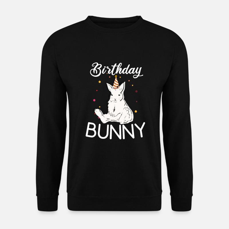 Birhtday Rabbit - Sweat-shirt Unisexe - noir