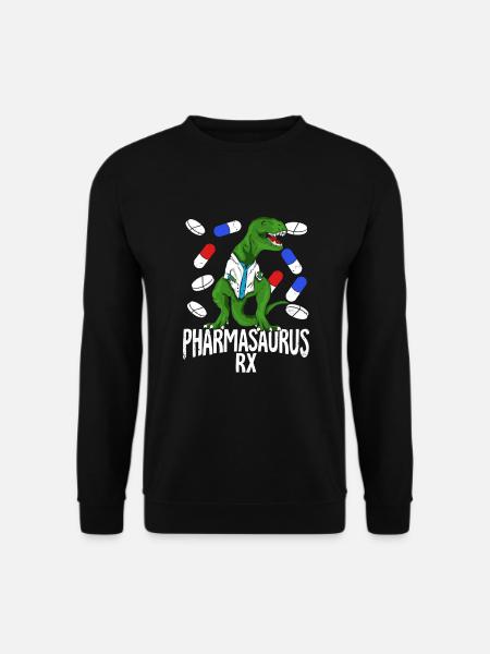 Apotheke T-Rex Pharmazie Apotheker Geschenk - Unisex Pullover - Schwarz