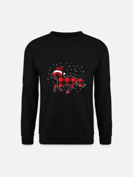 Horse Christmas Gift - Unisex Sweatshirt - black