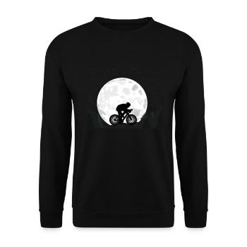 Bicycle - Unisex Sweatshirt - black - Front - Alina (178cm) & Michal (187cm)