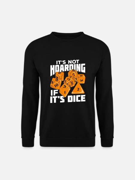 Drôle rpg W20 Dice Game Master Cadeau - Sweat-shirt Unisexe - noir