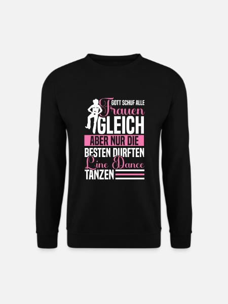 Line dance Tanzen Line Dance Geschenk - Unisex Pullover - Schwarz