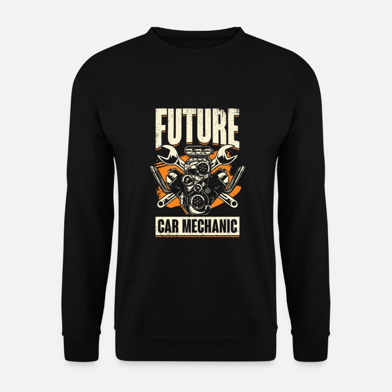 Future Car Mechanic Gift - Unisex Sweatshirt - black