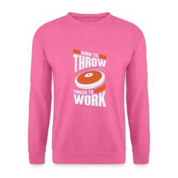 Drôle de Discus Lancer Discus Thrower Cadeau - Sweat-shirt Unisexe - rose - Devant
