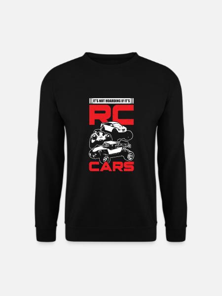 Lustiges RC Ferngesteuertes Auto Hobby Geschenk - Unisex Pullover - Schwarz