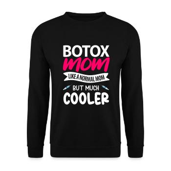 Botox - Unisex Pullover - Schwarz - Vorne - Alina (178cm) & Michal (187cm)