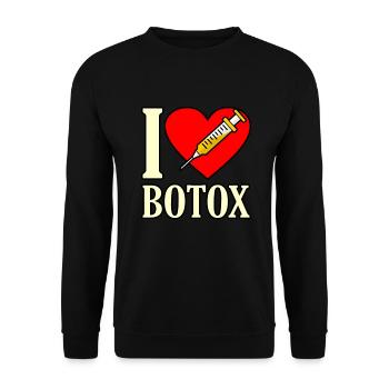 Botox - Unisex Pullover - Schwarz - Vorne - Alina (178cm) & Michal (187cm)