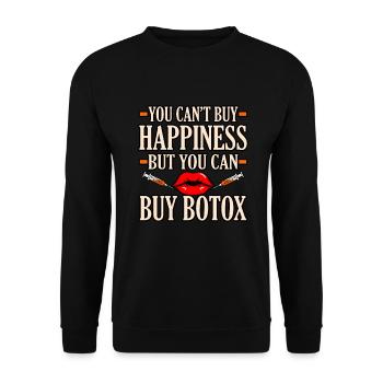 Botox - Unisex Pullover - Schwarz - Vorne - Alina (178cm) & Michal (187cm)