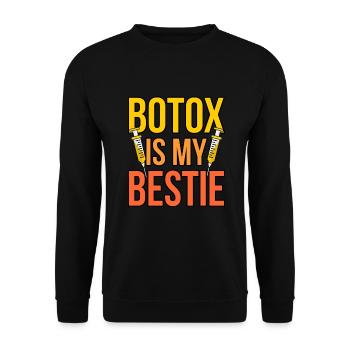 Botox - Unisex Pullover - Schwarz - Vorne - Alina (178cm) & Michal (187cm)