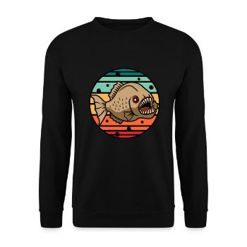 Piranha - Unisex Pullover - Schwarz - Vorne - Alina (178cm) & Michal (187cm)