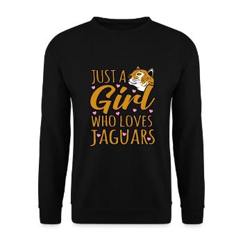 Jaguar - Unisex Pullover - Schwarz - Vorne - Alina (178cm) & Michal (187cm)