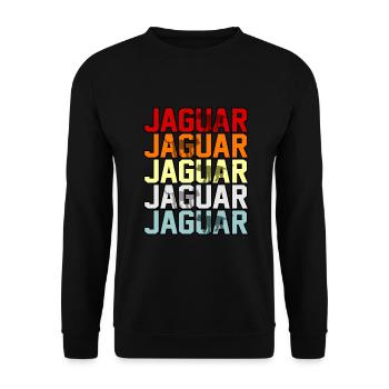 Jaguar - Unisex Pullover - Schwarz - Vorne - Alina (178cm) & Michal (187cm)