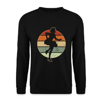 Samba - Unisex Pullover - Schwarz - Vorne - Alina (178cm) & Michal (187cm)