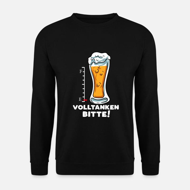 Volltanken Bitte - Unisex Pullover - Schwarz