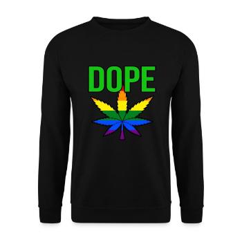 Cannabis - Sweat-shirt Unisexe - noir - Devant - Alina (178cm) & Michal (187cm)