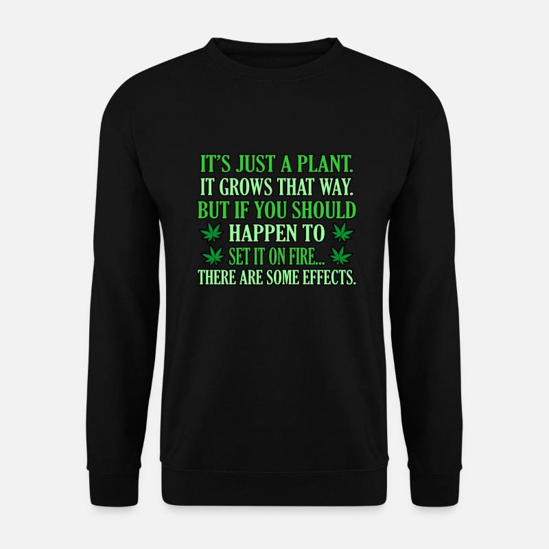 Cannabis - Unisex Pullover - Schwarz