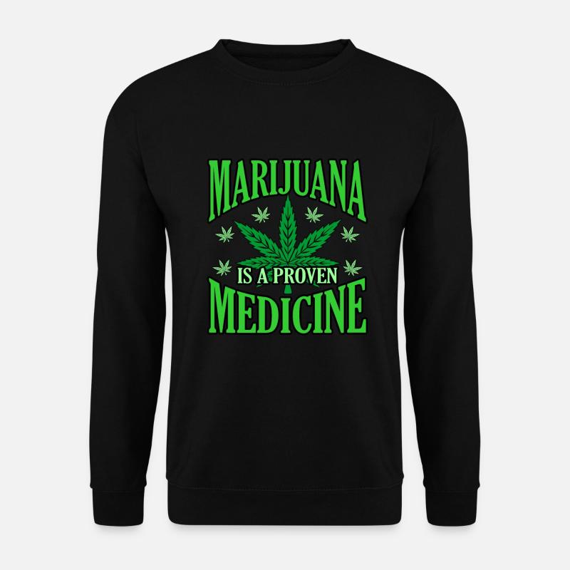 Cannabis - Unisex Pullover - Schwarz