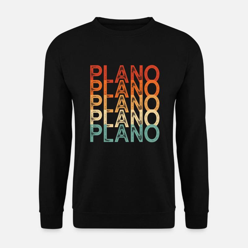 Plano Texas - Unisex Pullover - Schwarz