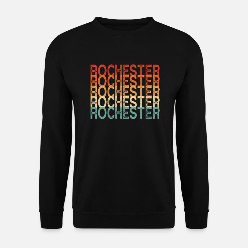 Rochester Newyork - Unisex Pullover - Schwarz