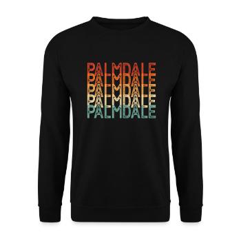 Palmdale - Unisex Pullover - Schwarz - Vorne - Alina (178cm) & Michal (187cm)