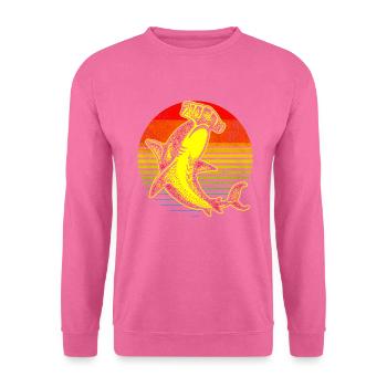 Hammerhai - Unisex Pullover - Pink - Vorne
