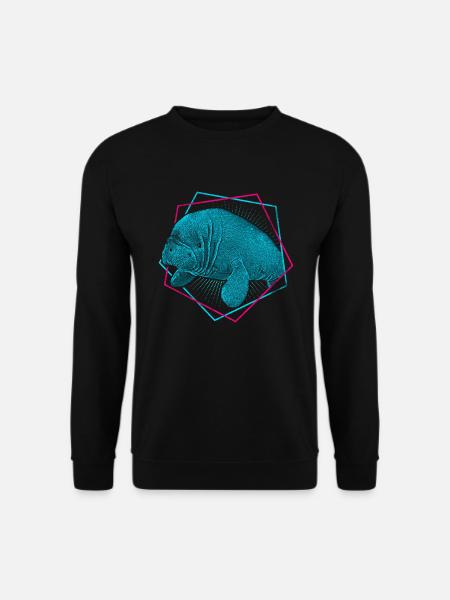 Seekuh - Manati - Unisex Pullover - Schwarz