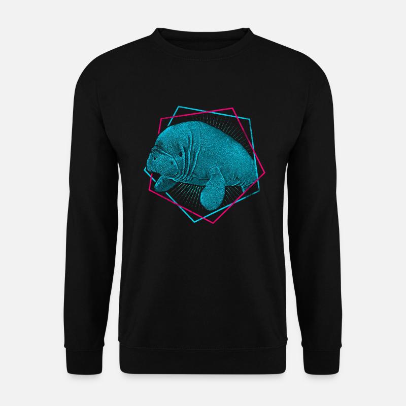 Seekuh - Manati - Unisex Pullover - Schwarz