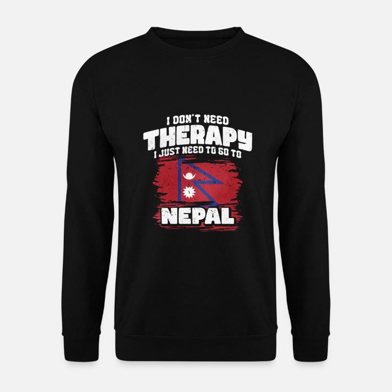 Nepal - Unisex Pullover - Schwarz