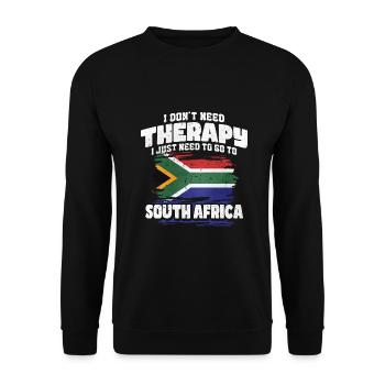 Südafrika - Unisex Pullover - Schwarz - Vorne - Alina (178cm) & Michal (187cm)