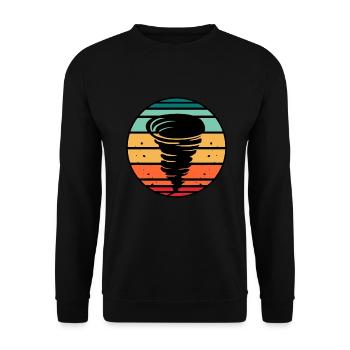 Tornado - Unisex Pullover - Schwarz - Vorne - Alina (178cm) & Michal (187cm)