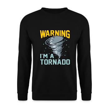 Tornado - Unisex Pullover - Schwarz - Vorne - Alina (178cm) & Michal (187cm)