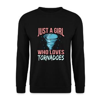 Tornado - Unisex Pullover - Schwarz - Vorne - Alina (178cm) & Michal (187cm)
