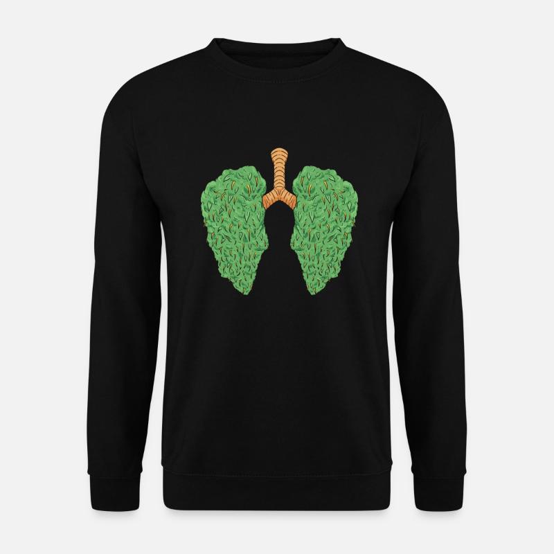 Cannabis lunge - Unisex Pullover - Schwarz